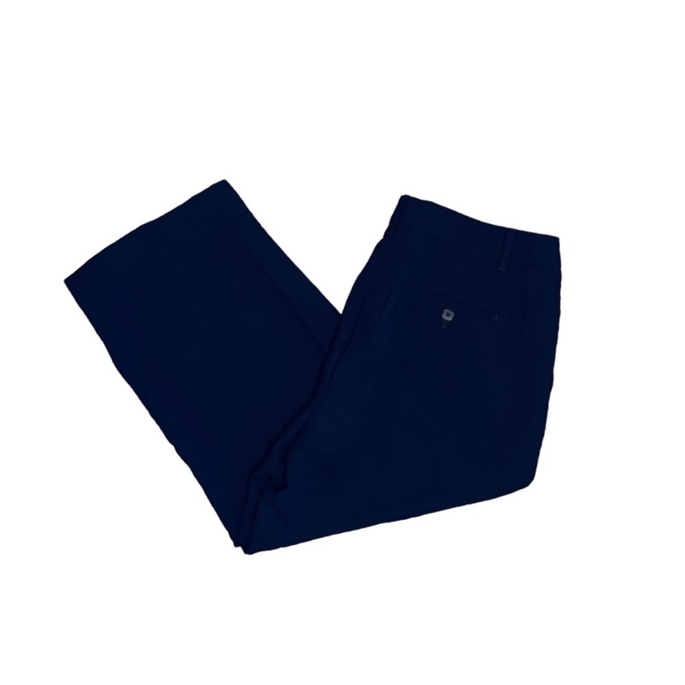 Talbots Ankle Cropped Pant Navy Blue Size 14